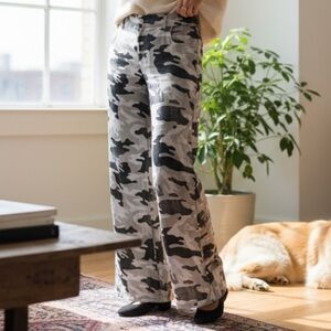 Vintage Made In Italy 100% Linen Wide Leg‎ Pants